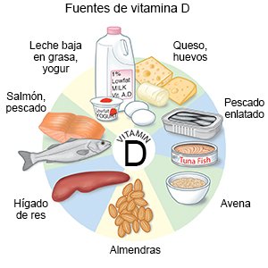 Fuentes de vitamina D