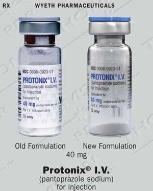 interactions with protonix