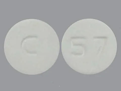 Pill C 57 White Round is Amlodipine Besylate