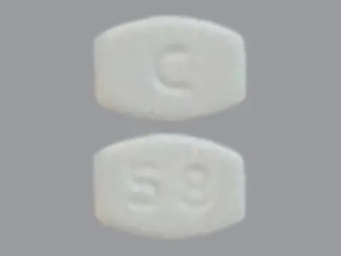 Pill C 58 White Barrel is Amlodipine Besylate