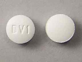 Pill DV1 White Round is Aminofen