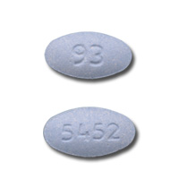Pill 93 5452 Blue Oval is Alprazolam Extended Release