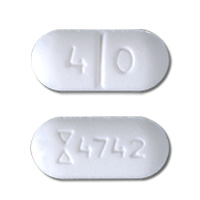 Pill 40 Logo 4742 White Oval is Citalopram Hydrobromide