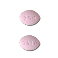 Pill Logo 50 5410 Pink Oval is Fluconazole