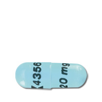 Fluoxetine hydrochloride 20 mg Logo 4356 20 mg