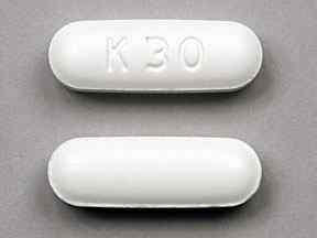 Pill K30 White Capsule/Oblong is Genebs