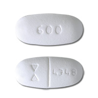 Pill Logo 4348 600 White Elliptical/Oval is Oxaprozin