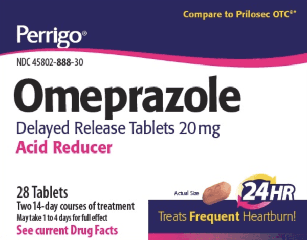 Omeprazole delayed release 20 mg 20