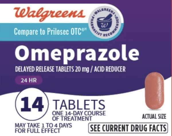 Omeprazole delayed release 20 mg 20