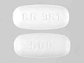Pill GG 961 500 White Capsule-shape is Amoxicillin