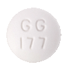 Pill GG 177 White Round is Captopril