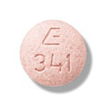 Fosinopril sodium and hydrochlorothiazide 10 mg / 12.5 mg E 341