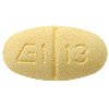 Pill E1 13 Yellow Oval is Gabapentin