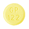 Hydrochlorothiazide and lisinopril 12.5 mg / 20 mg GP 122