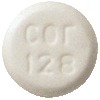 Pill Finder: 128 R Orange Round 