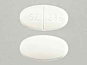Pill SZ 286 White Oval is Sulfamethoxazole and Trimethoprim DS