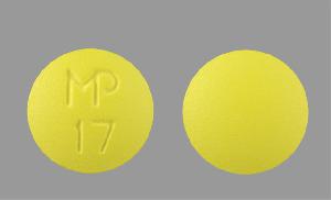 Thioridazine hydrochloride 50 mg MP 17