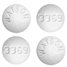 Acetaminophen, butalbital and caffeine 325 mg / 50 mg / 40 mg WATSON 3369