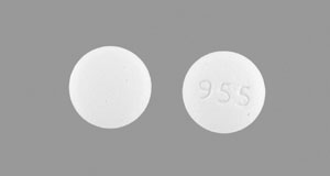 Pill 955 White Round is Famotidine