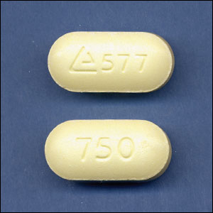 Metformin hydrochloride extended-release 750 mg Logo 577 750