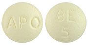 Benazepril hydrochloride 5 mg APO BE 5