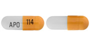 Gabapentin 400 mg APO 114