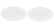 Gemfibrozil 600 mg 600 APO 034