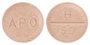 Hydrochlorothiazide 50 mg APO H 50