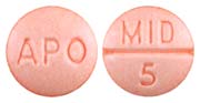 Midodrine hydrochloride 5 mg APO MID 5