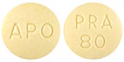 Pravastatin sodium 80 mg APO PRA 80