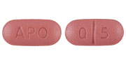 Quinapril hydrochloride 5 mg APO Q 5
