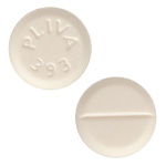 Pill PLIVA 393 White Round is Benztropine Mesylate 