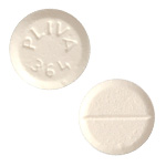 Pill PLIVA 364 White Round is Chlorthalidone
