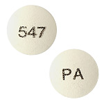 Pill 547 PA White Round is Diclofenac Sodium Delayed-Release