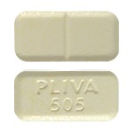 Hydrochlorothiazide and triamterene 50 mg / 75 mg PLIVA 505