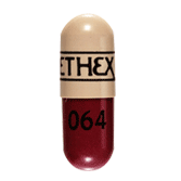 Pill ETHEX 064 Beige Capsule/Oblong is Diltiazem Hydrochloride XR
