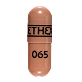 Pill ETHEX 065 Beige Capsule-shape is Diltiazem Hydrochloride XR
