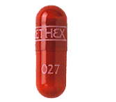 Pill Imprint ETHEX 027 (Meperidine Hydrochloride and Promethazine Hydrochloride 50 mg / 25 mg)