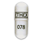 Pill ETHEX 078 White Capsule-shape is PhenaVent