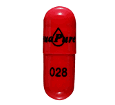 Pill AquaPure EC 028 Red Capsule/Oblong is Pangestyme MT-16