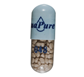 ETHEX/AquaPure EC 048 -pilleri on Pangestyme UL-12 -lipaasi 12 000 U / amylaasi 39 000 U / proteaasi 39 000 U