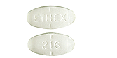 Pill Imprint ETHEX 216 (Prenatal Rx 1 Prenatal Multivitamin)