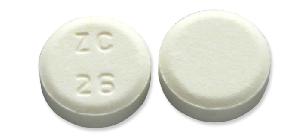 Pill ZC 26 Yellow Round is Meloxicam