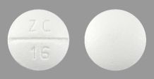 Paroxetine hydrochloride 20 mg ZC 16