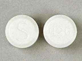 Pill S 420 White Round is Atenolol