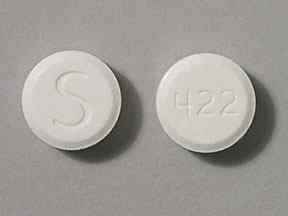 Pill S 422 White Round is Atenolol