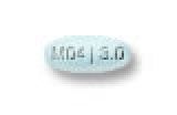 Pill MOVA M04 3.0 Blue Oval is Glyburide (Micronized)