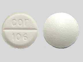 Tizanidine hydrochloride 2 mg cor 106