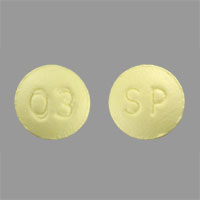 Pill SP 03 Yellow Round is Aspirin