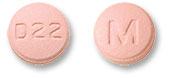 Doxycycline monohydrate 75 mg M D 22